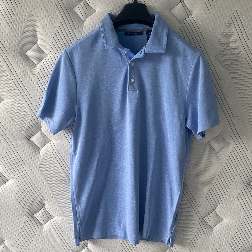 Perry Ellis Sky Blue Polo Shirt